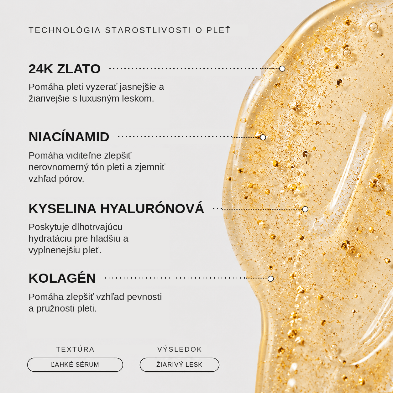 24K zlaté sérum