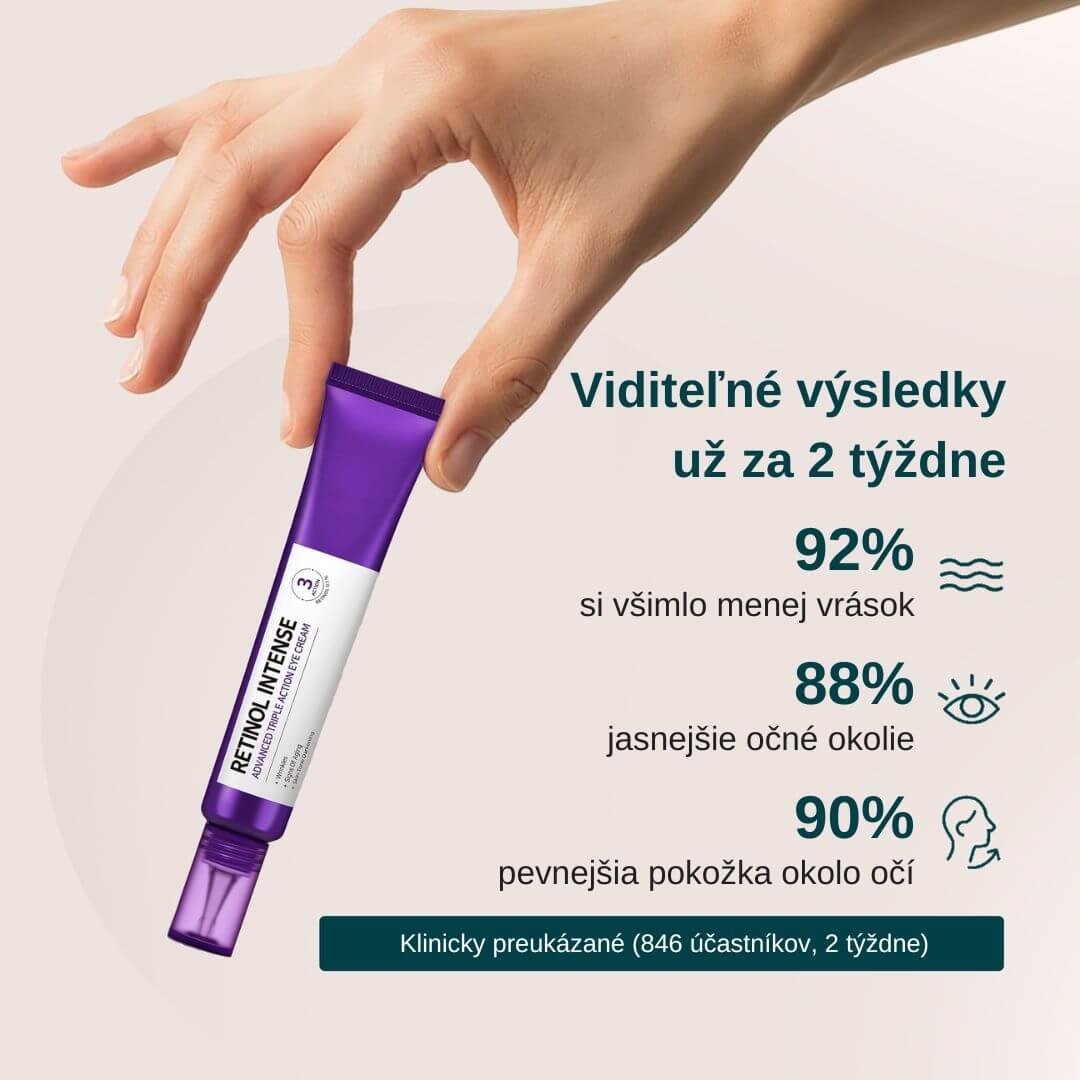 Trojitý retinolový očný krém
