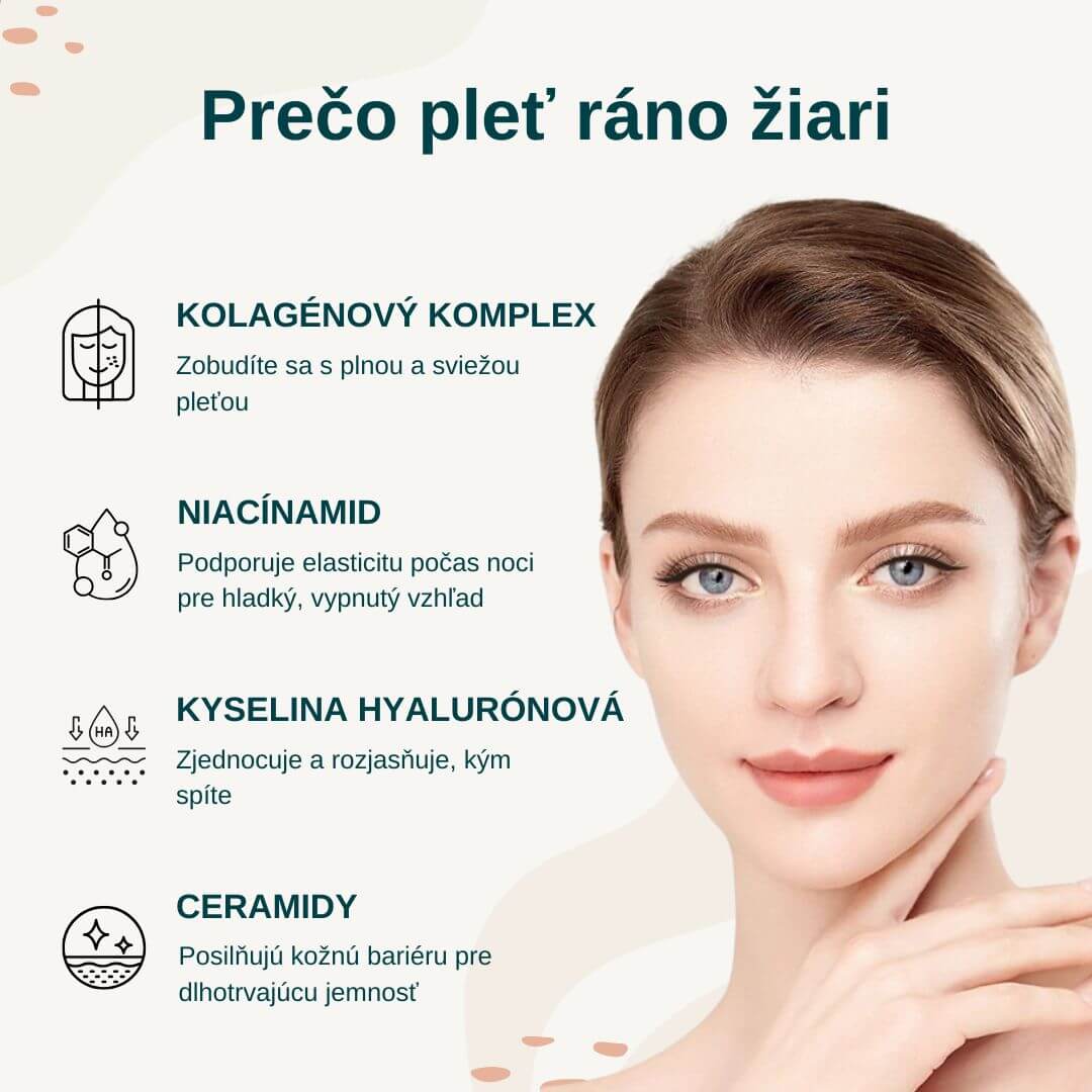 Kolagénová nočná maska GlowPeel™