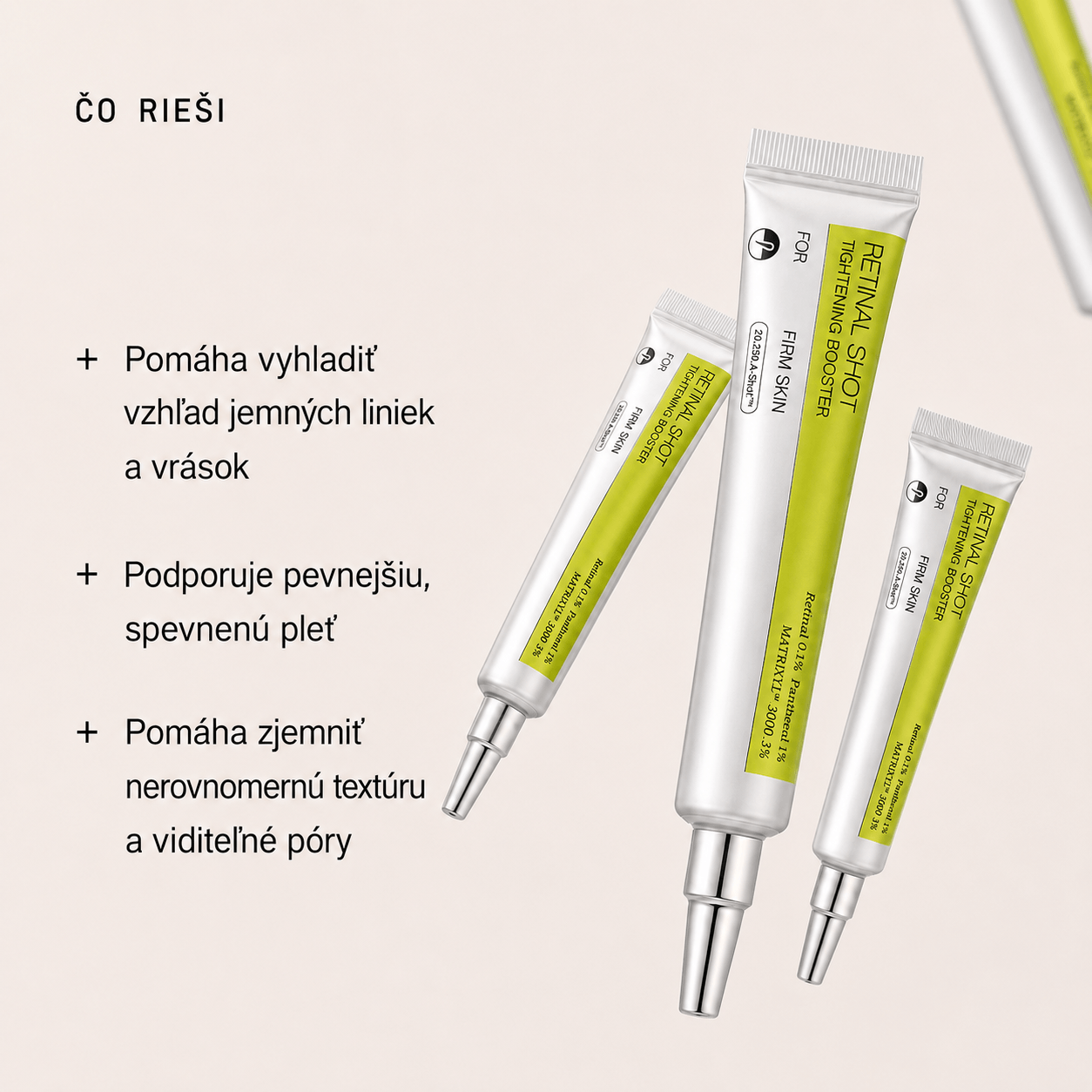 Retinalové spevňujúce sérum