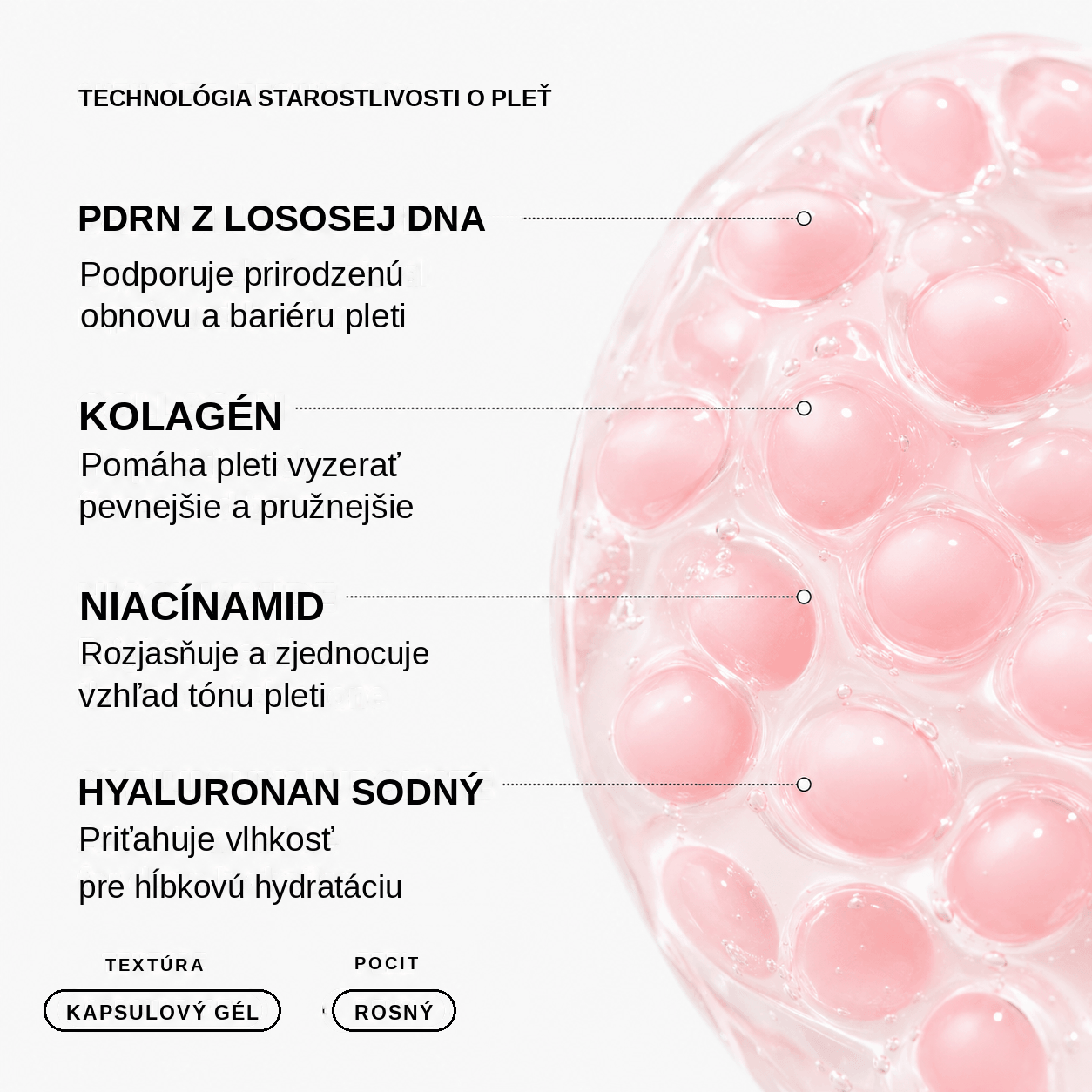 Hydratačný krém s PDRN a kolagénom